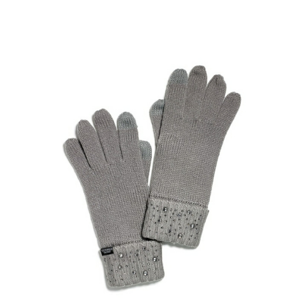 Victoria's Secret gem embellished gloves